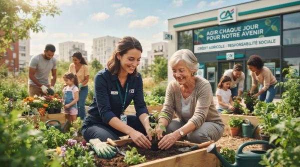 La responsabilité sociale de Crédit Agricole